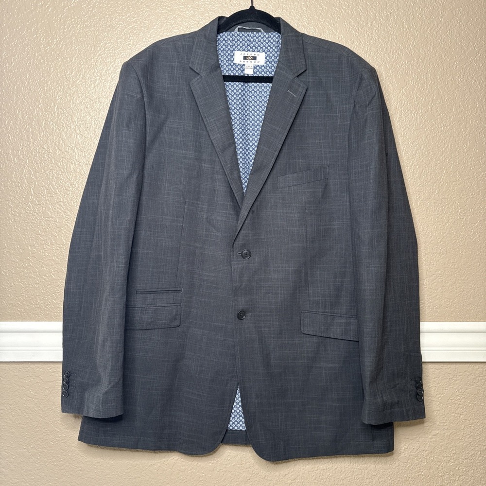 Joseph Abboud Blazer Unstructured Mens 2XLT Tall Sport CoatCotton Lightweight